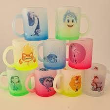 Taza vidrio esmerilado